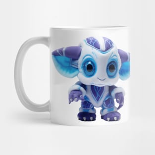 Cute Purple Alien Plushie Design Mug